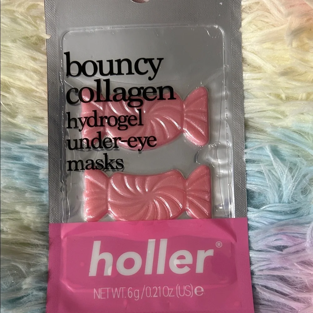 Bouncy Collagen Pink Hydrogel Under-Eye Masks